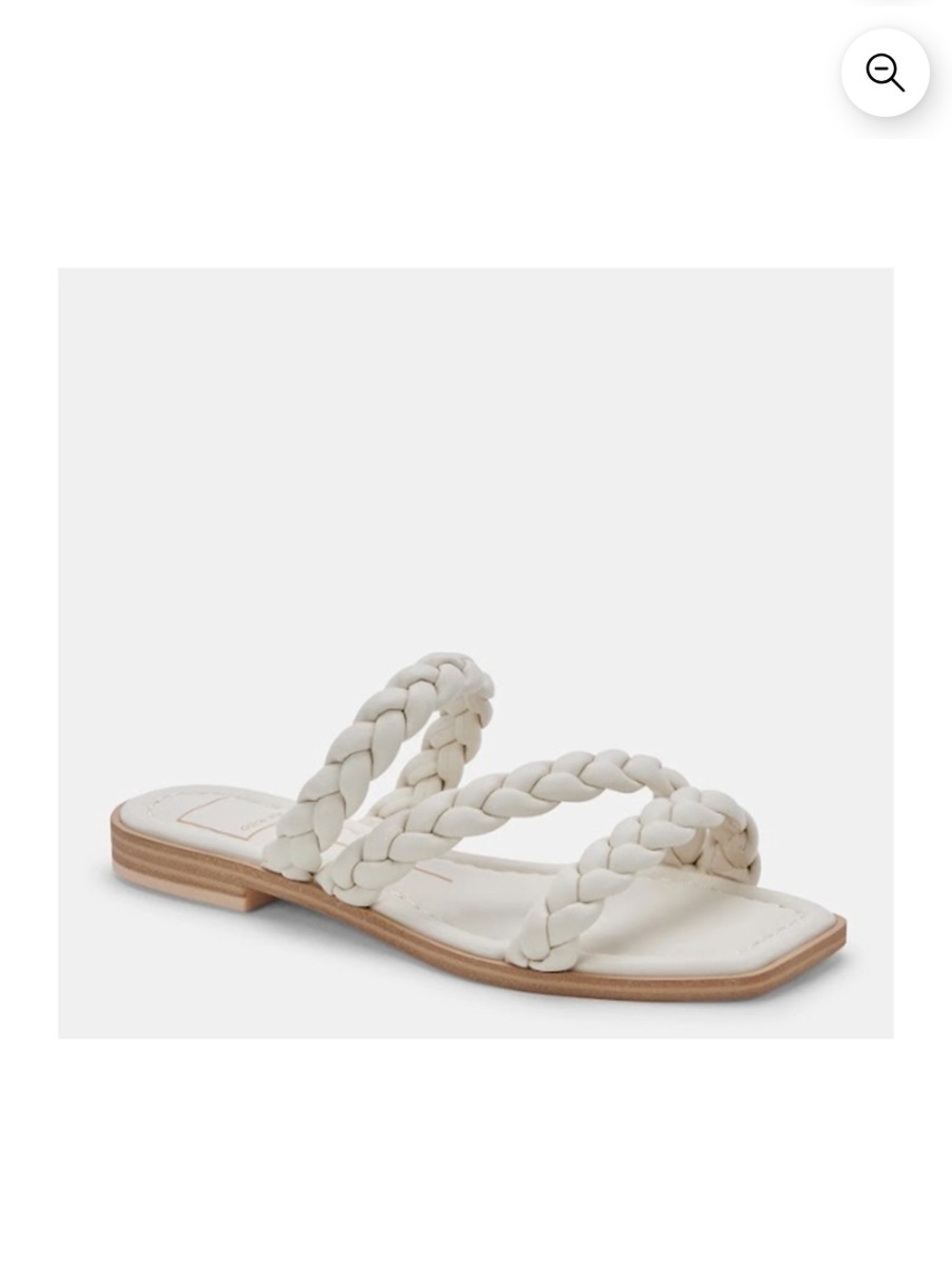 Dolce Vita Iman Slide Sandal In Stella Ivory 5.5